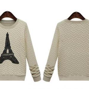 Paris Printed Sweater