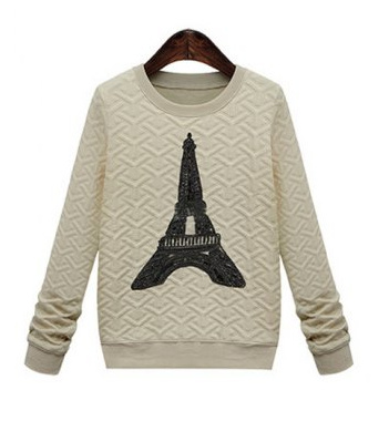 Paris Printed Sweater